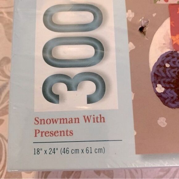 Bits and Pieces Snowman with Presents Puzzle Christmas Winter New & Sealed - Picture 3 of 5